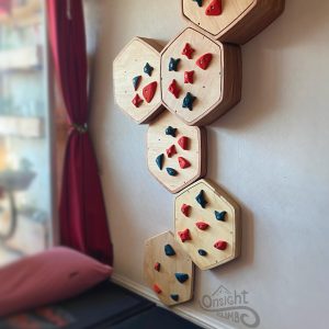 Set de volúmenes hexagonales con presas